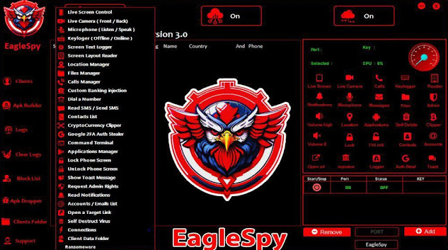 EagleSpy Rat Software