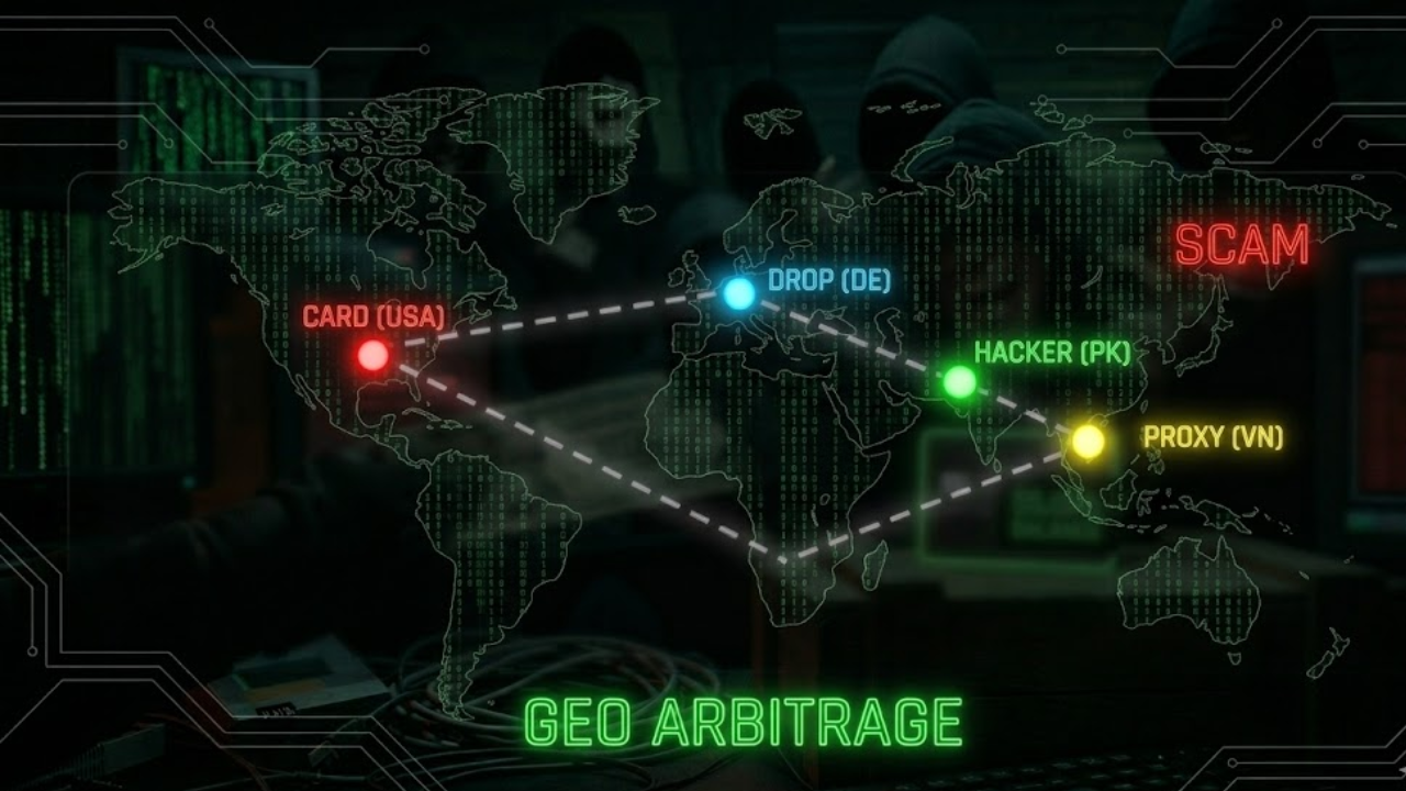 Geo arbitrage map